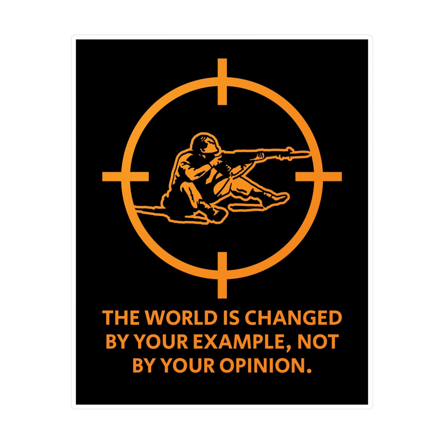 World Changed Sticker