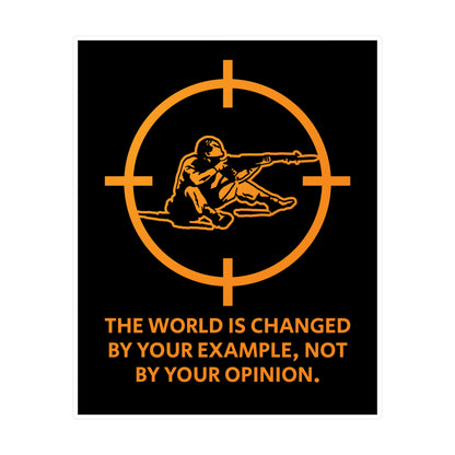 World Changed Sticker