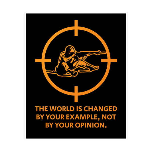 World Changed Sticker