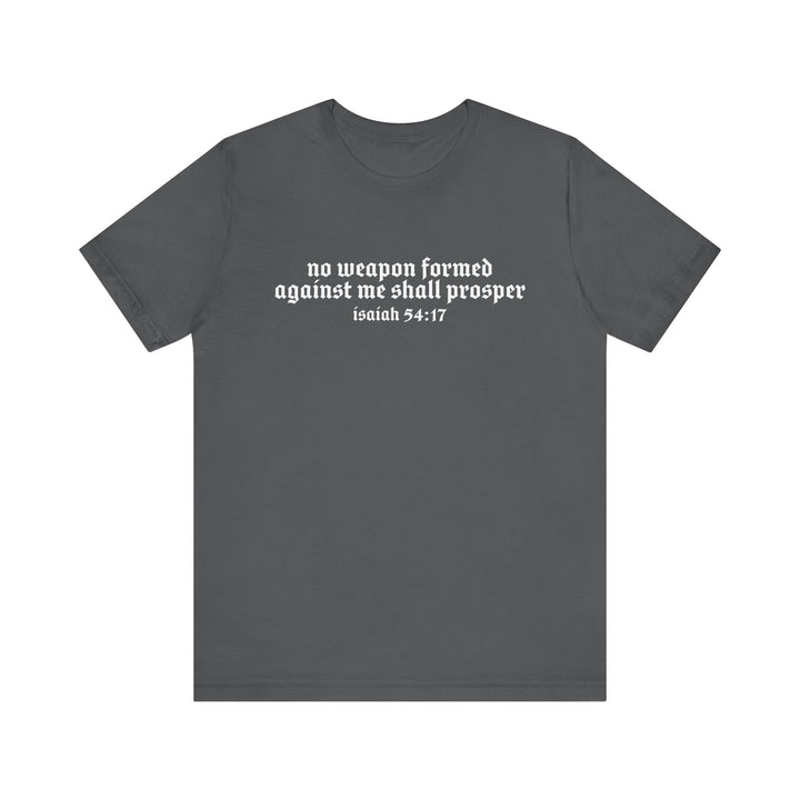 NO WEAPON FORMED TEE