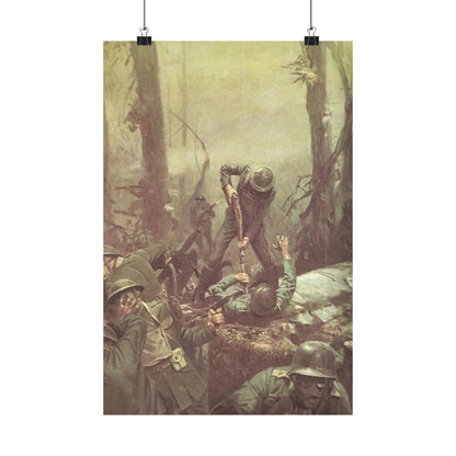 Battle of Belleauwood Paper Poster