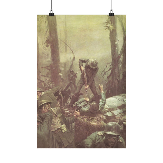 Battle of Belleauwood Paper Poster