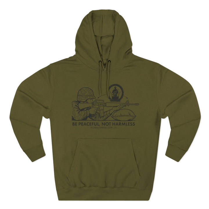 Be Peaceful, not Harmless Hoodie