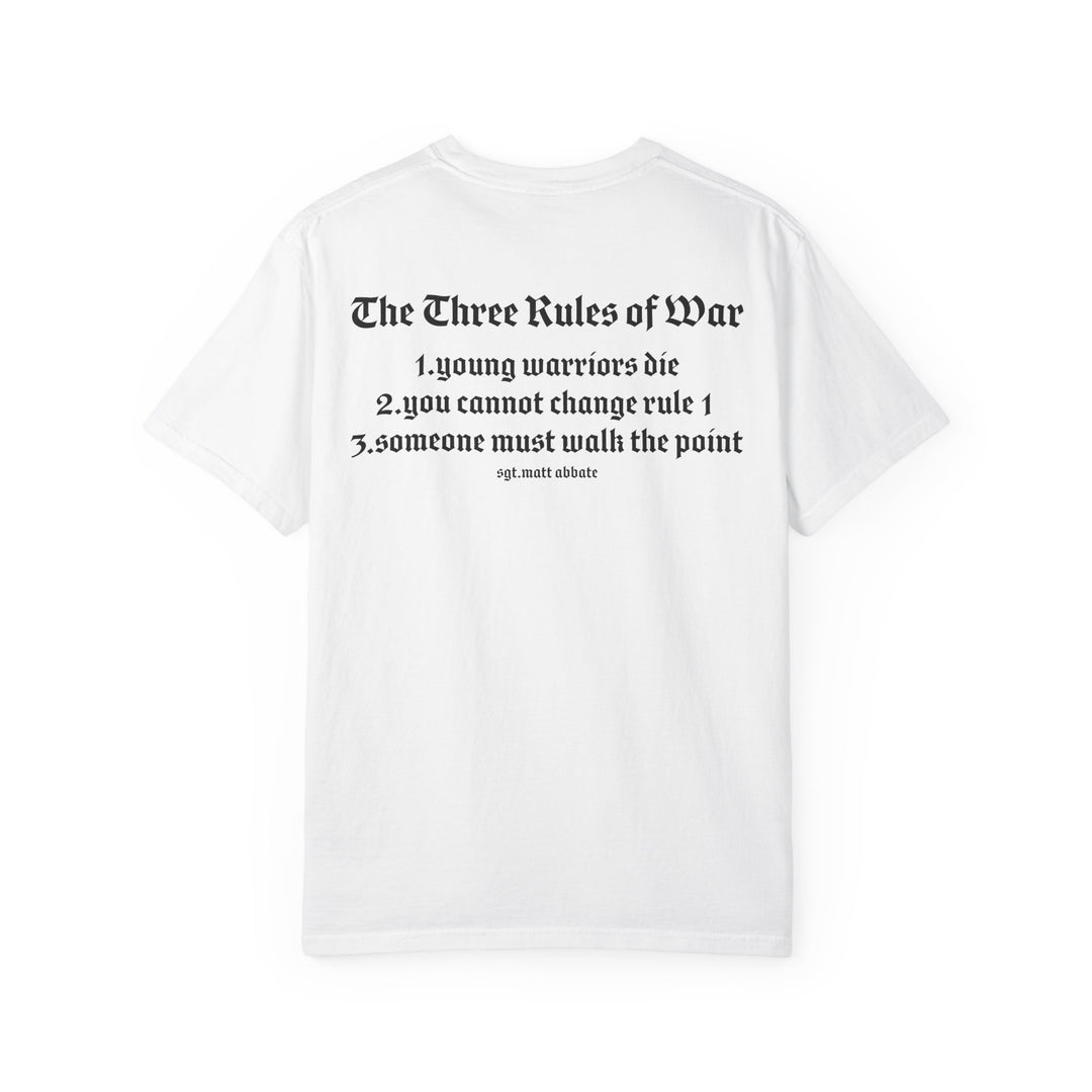 3 Rules of War T-shirt