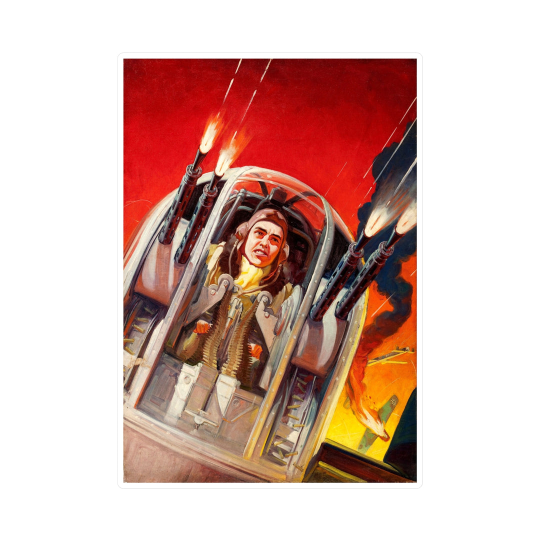 Dogfight Gunner Sticker