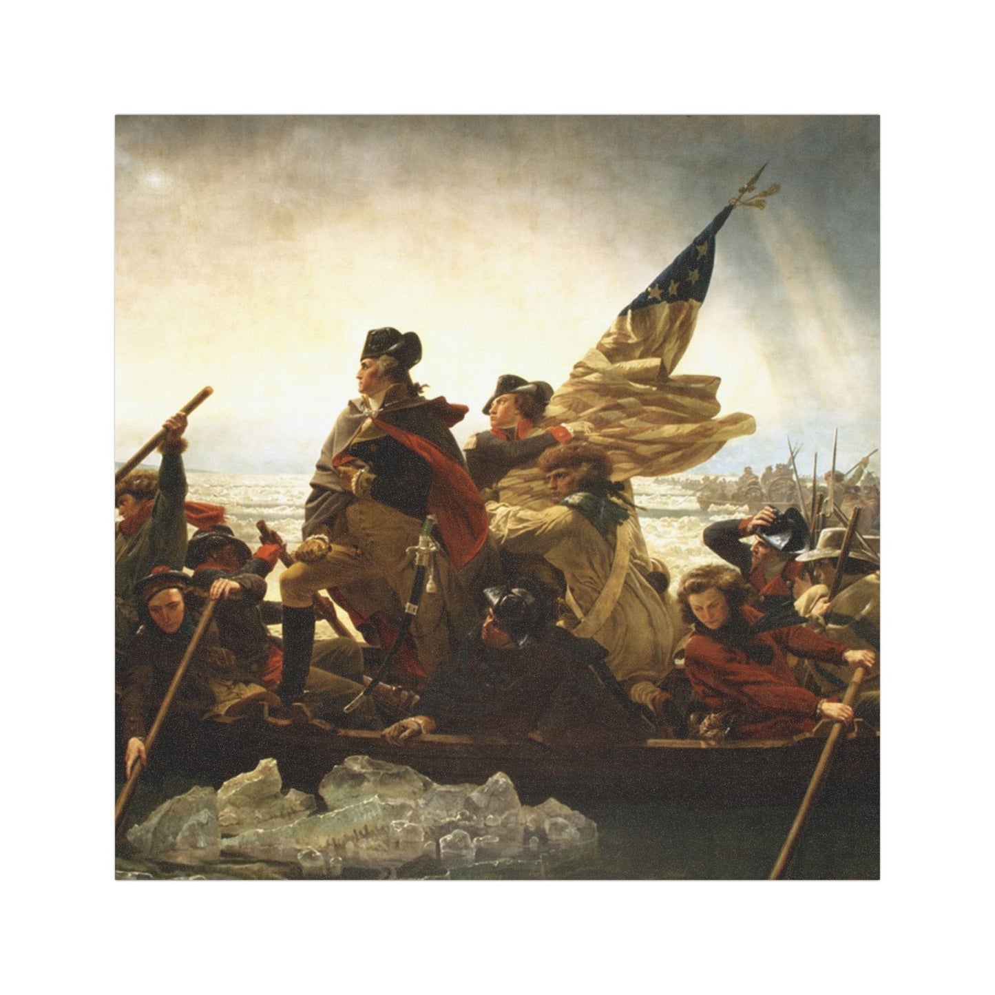 George Washington Crossing Delaware Car Magnet