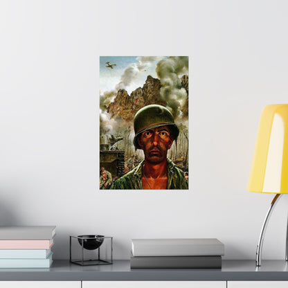 Two Thousand Yard Stare Paper Poster