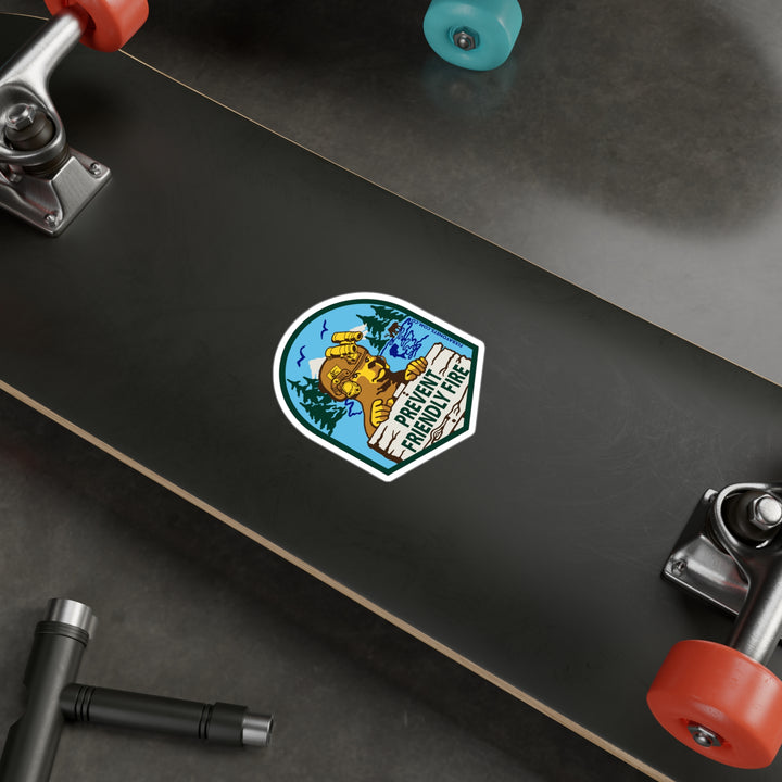 PREVENT FRIENDLY FIRE Sticker