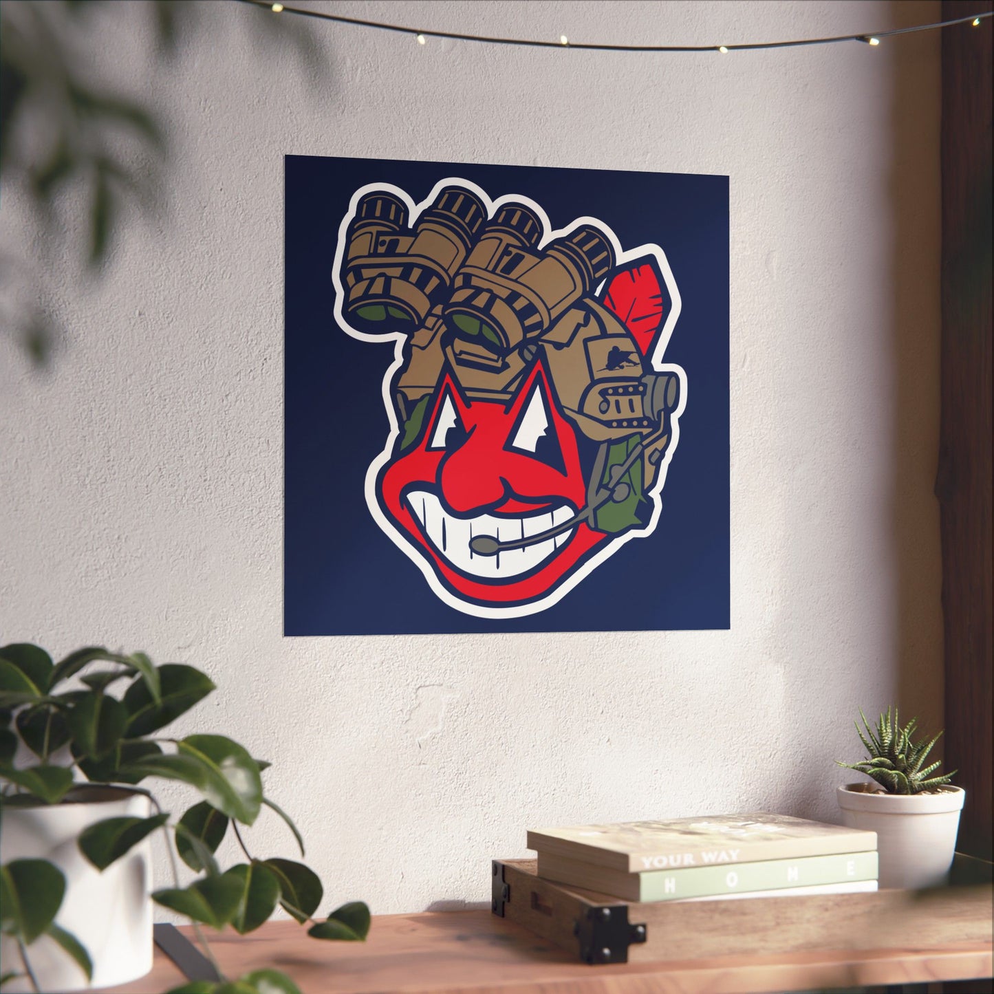 Tactical Wahoo Paper Poster