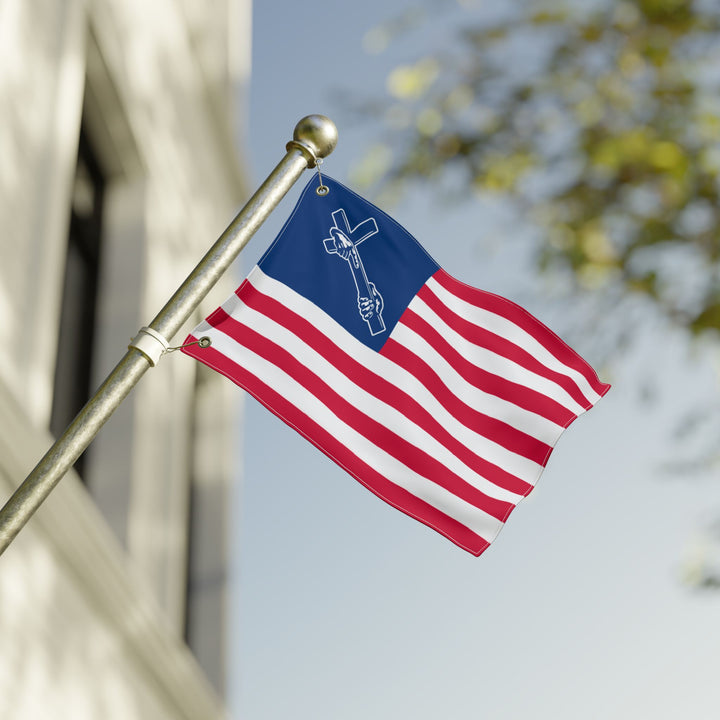 USA PSALM 144:1 Flag