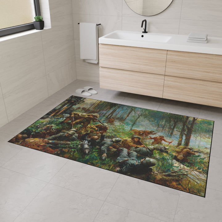 Battle of Belleauwood Floor Mat