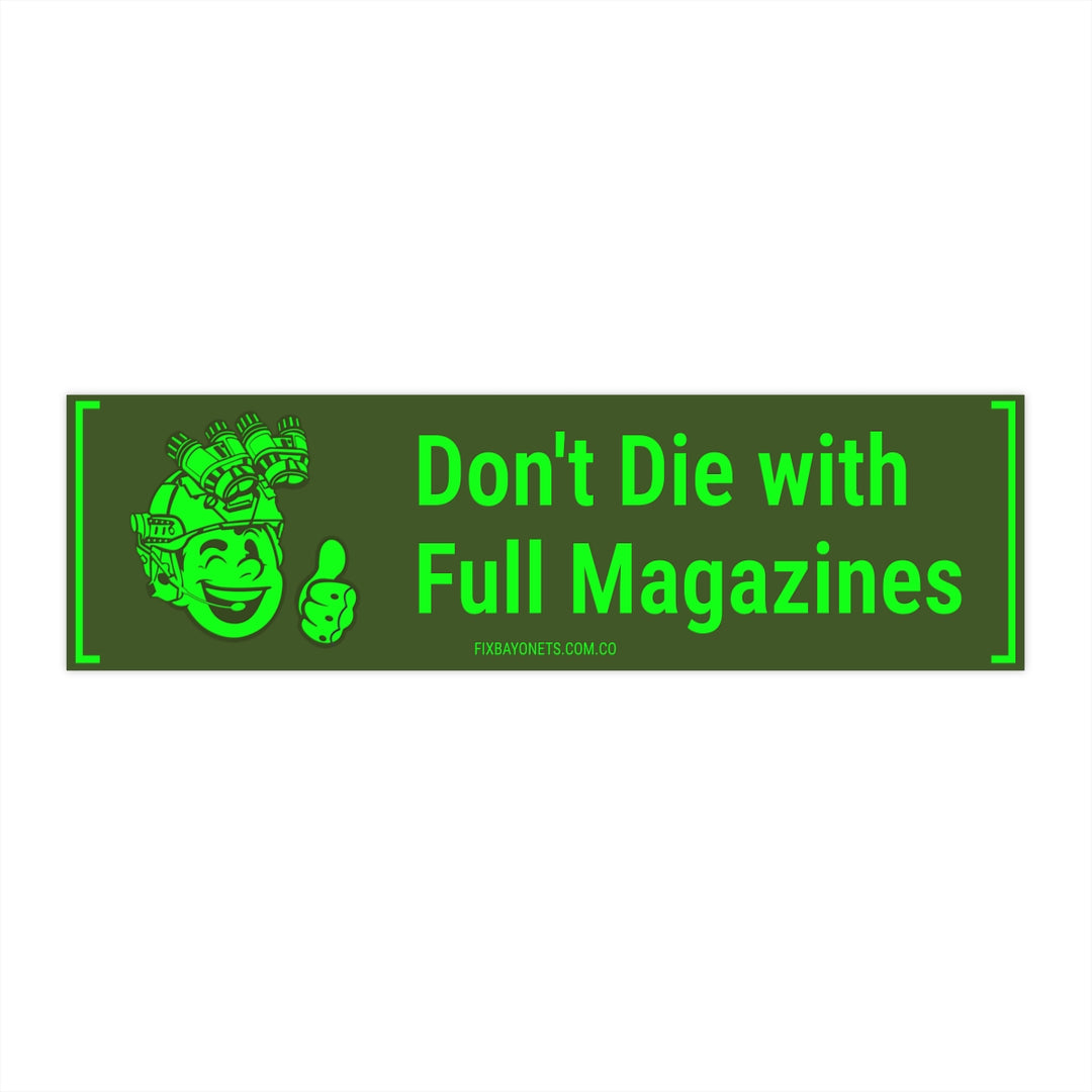 Bayonet Boy Tips - Heavy Duty Stickers 11"x3"