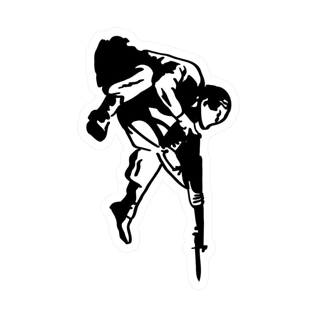 FixBayonets Crouched Marine Sticker