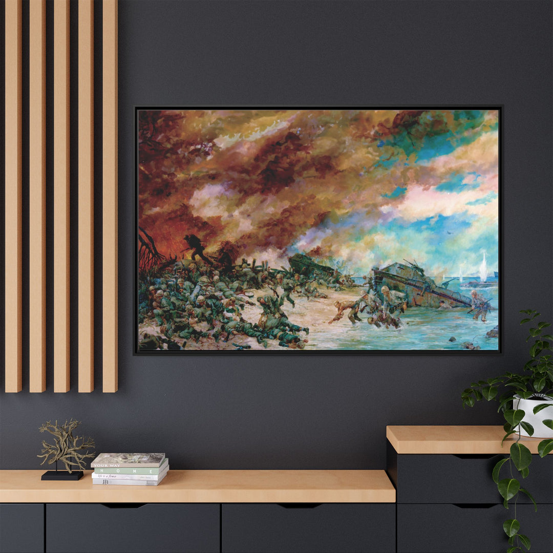 TARAWA - Framed Art Canvas