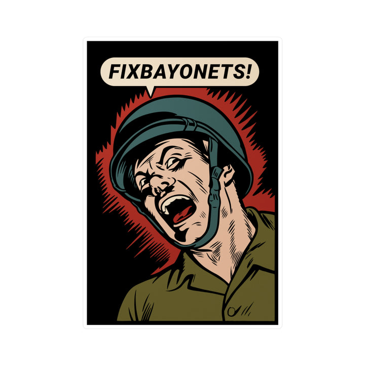 FIXBAYONETS YELL Sticker
