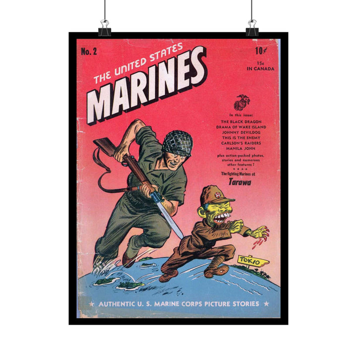 USMARINES COMIC No.2 Paper Poster