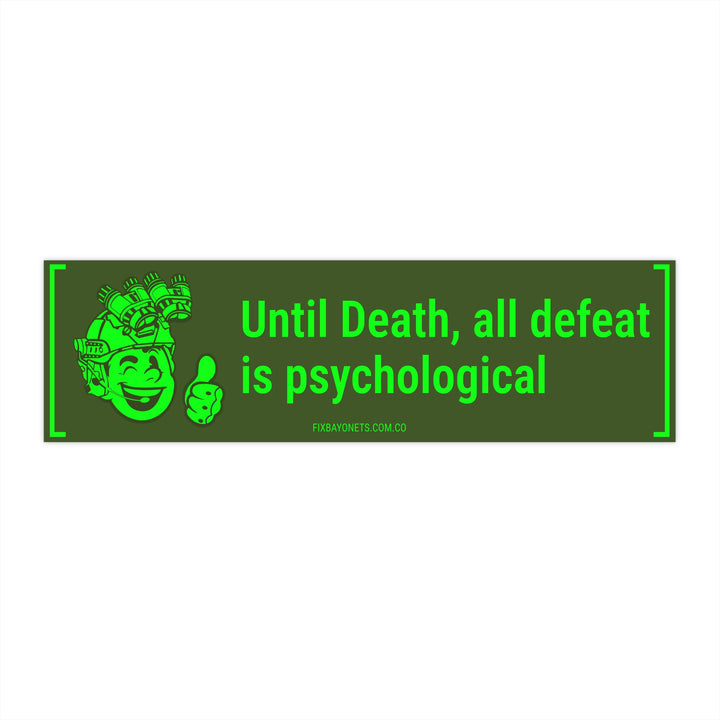 Bayonet Boy Tips - Heavy Duty Stickers 11"x3"