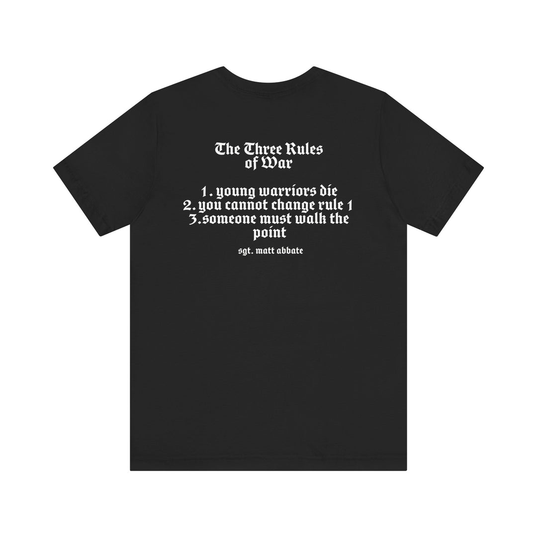 THREE RULES OF WAR TEE