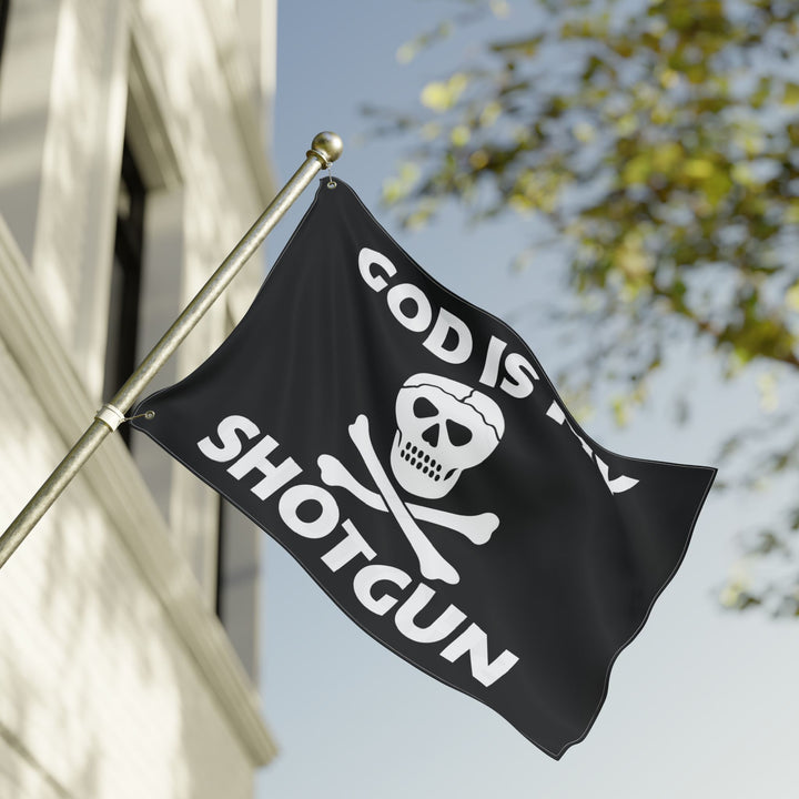 GOD IS MY SHOTGUN Flag