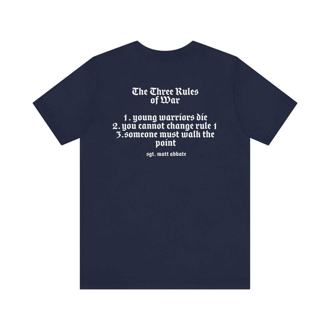THREE RULES OF WAR TEE