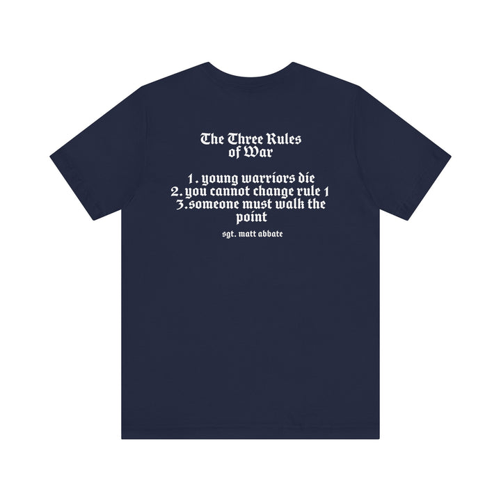 THREE RULES OF WAR TEE