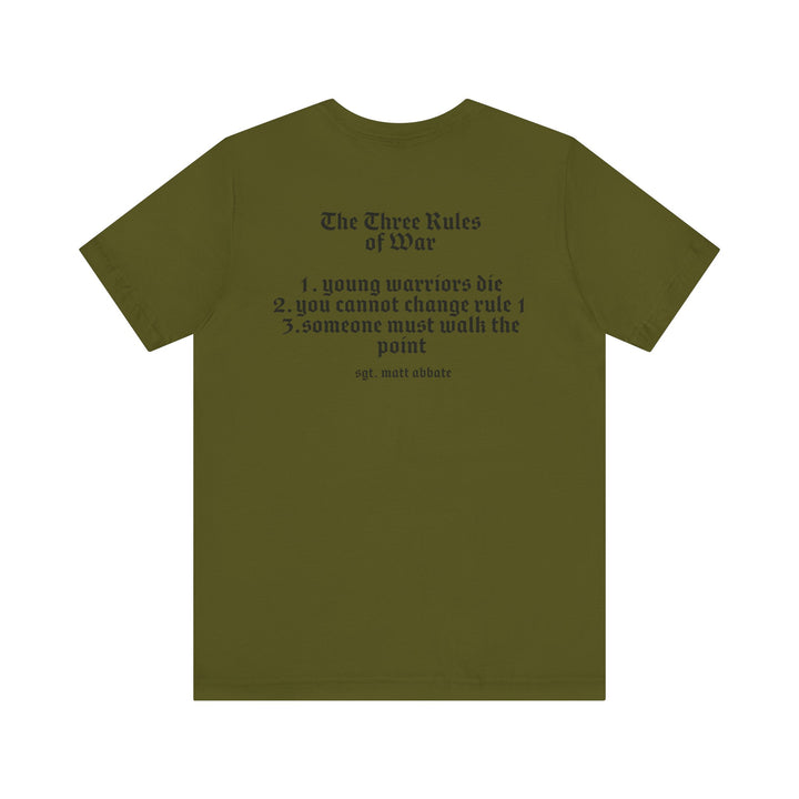THREE RULES OF WAR TEE