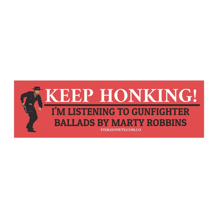 Gunfighter Ballads Car Magnet