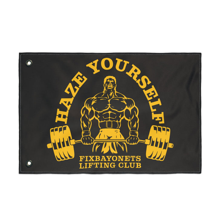 Haze Yourself Lifting Club : Flag