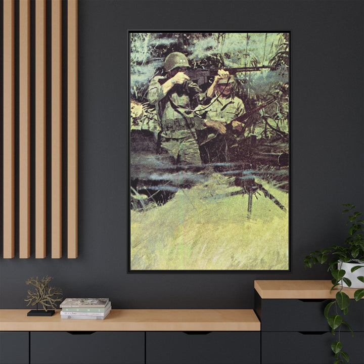 OLD MAN - Framed Art Canvas
