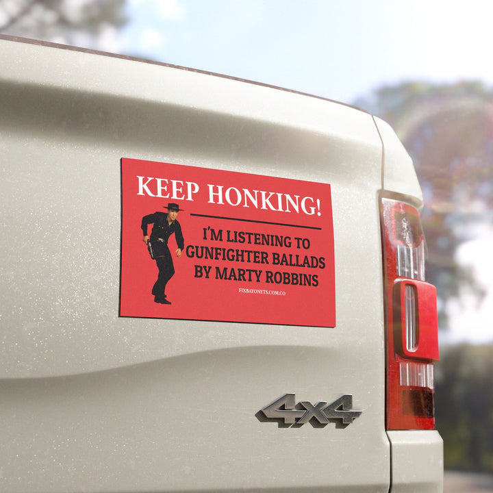Gunfighter Ballads Car Magnet