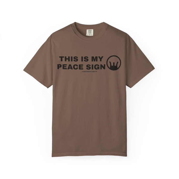 PEACE IRON T-shirt