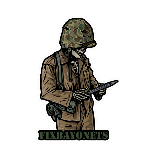 Tense Marine Sticker