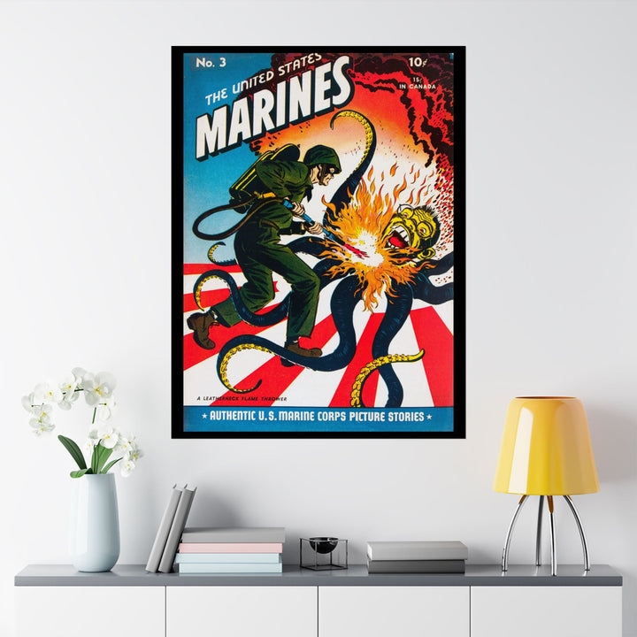 USMARINES COMIC No.3 Paper Poster