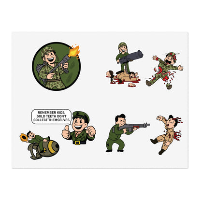 Bayonet Boy Sticker Pack 1