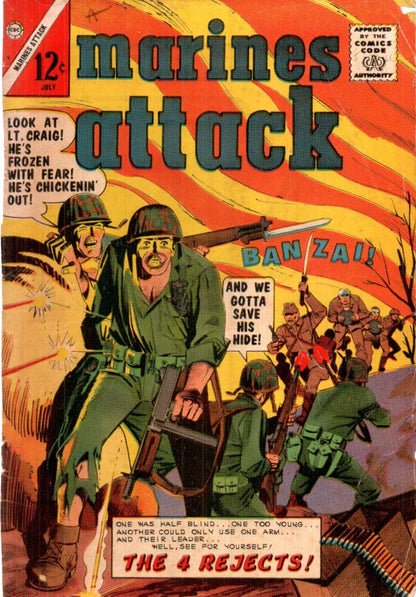 MARINES ATTACK 1964 COMICBOOK SERIES