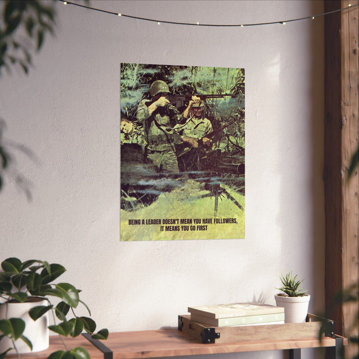 Being a Leader Paper Poster