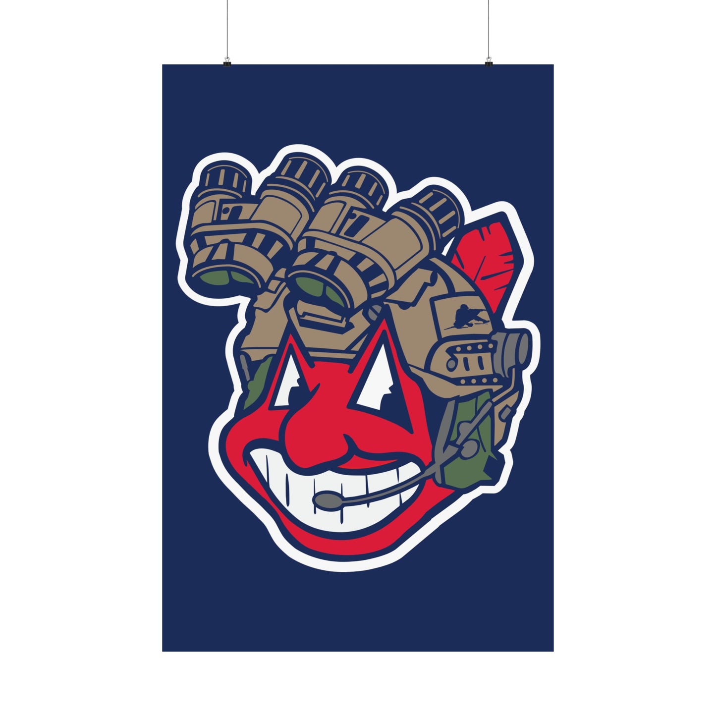 Tactical Wahoo Paper Poster