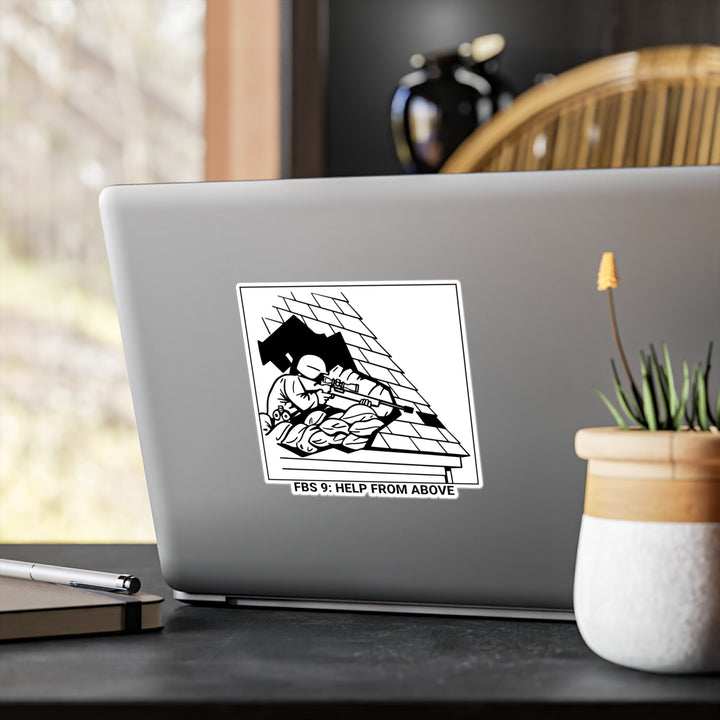 Help From Above Sticker