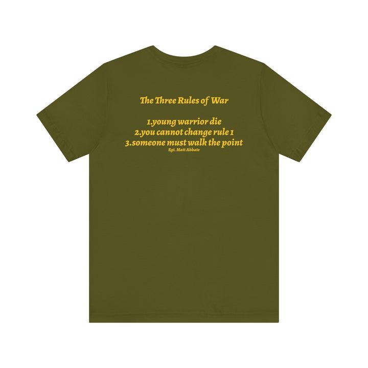 THREE RULES OF WAR TEE