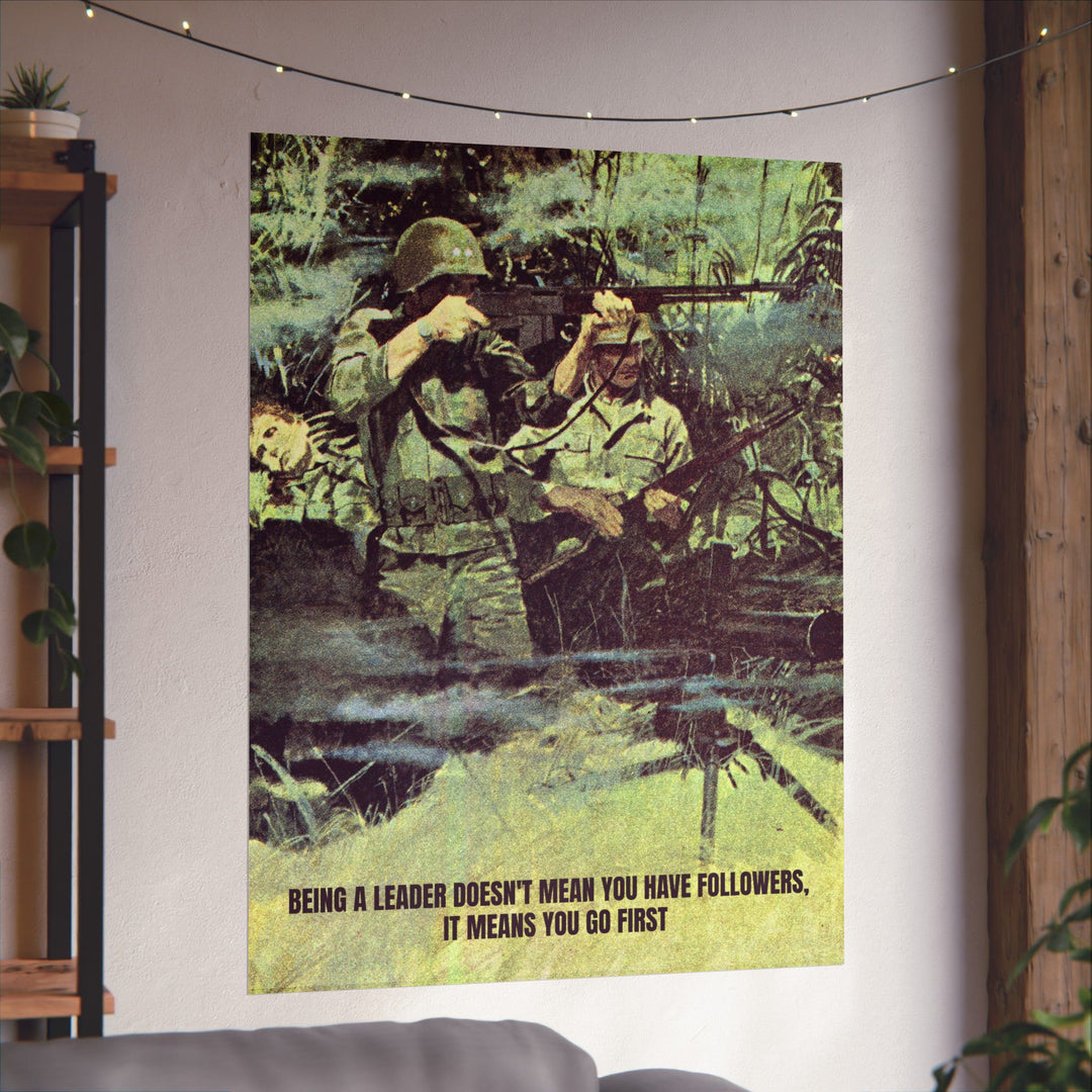 Being a Leader Paper Poster