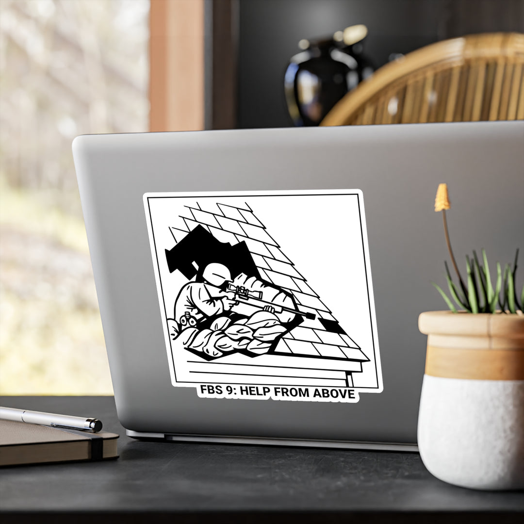 Help From Above Sticker