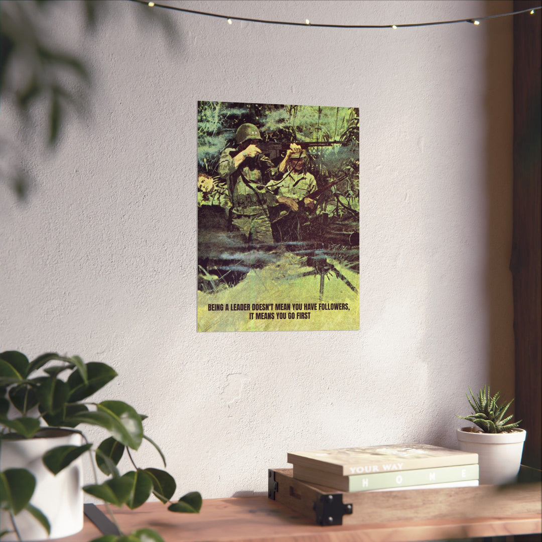Being a Leader Paper Poster