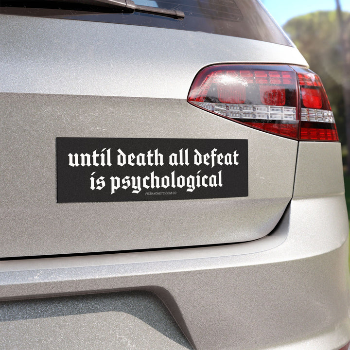 Until death Car Magnet