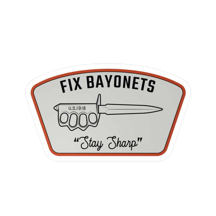 Trench Knife BADGE Sticker