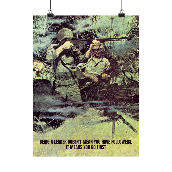 Being a Leader Paper Poster
