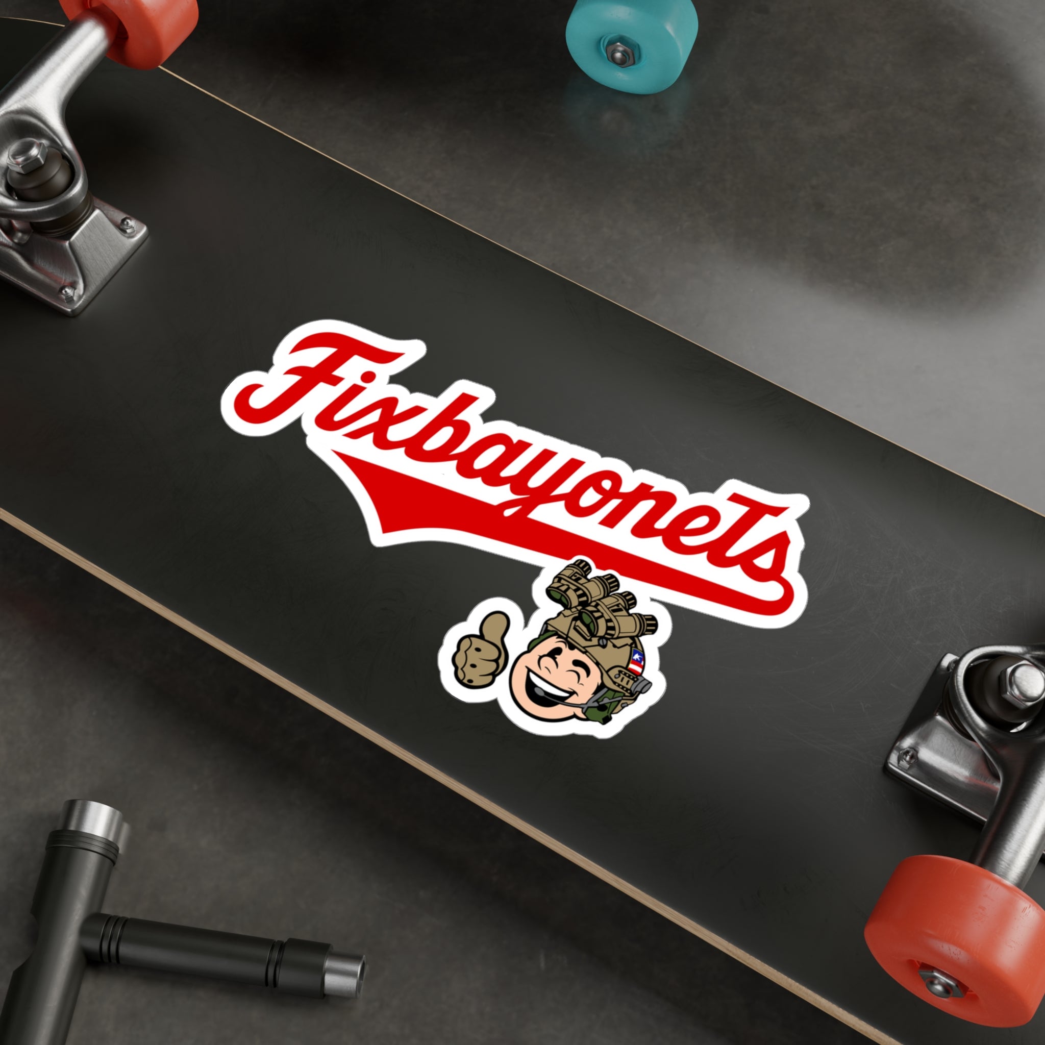 ステッカー　Levi's、BOBSON、McGREGOR、RIVAX Fixbayonets Team (Red) Sticker – FIXBAYONETS