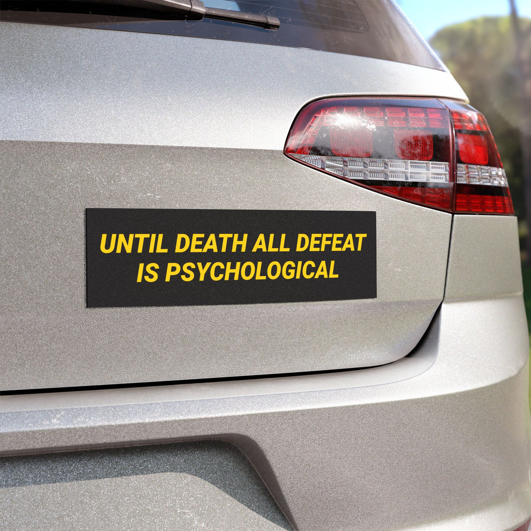 UNTIL DEATH Car Magnet