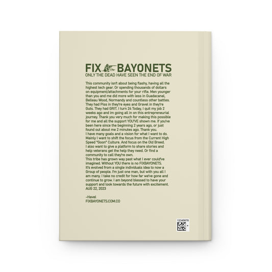 FixBayonets Hardcover Journal