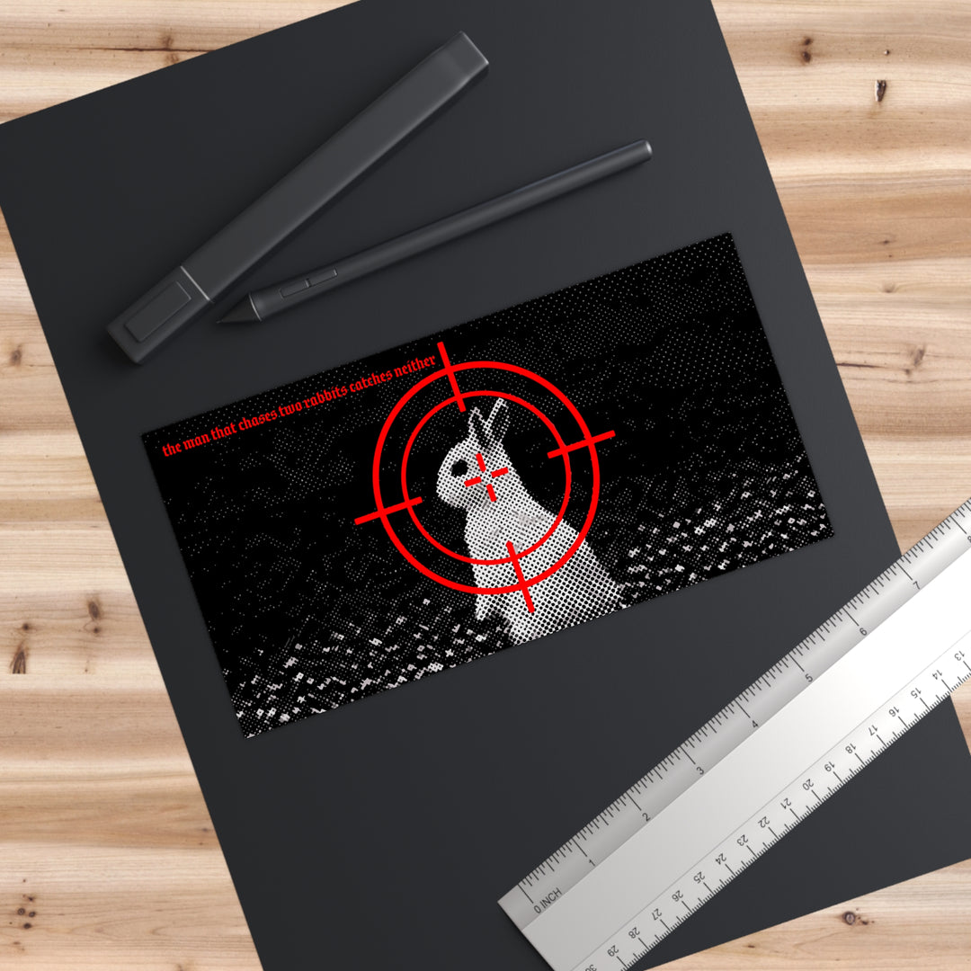 Chase Two Rabbits Sticker