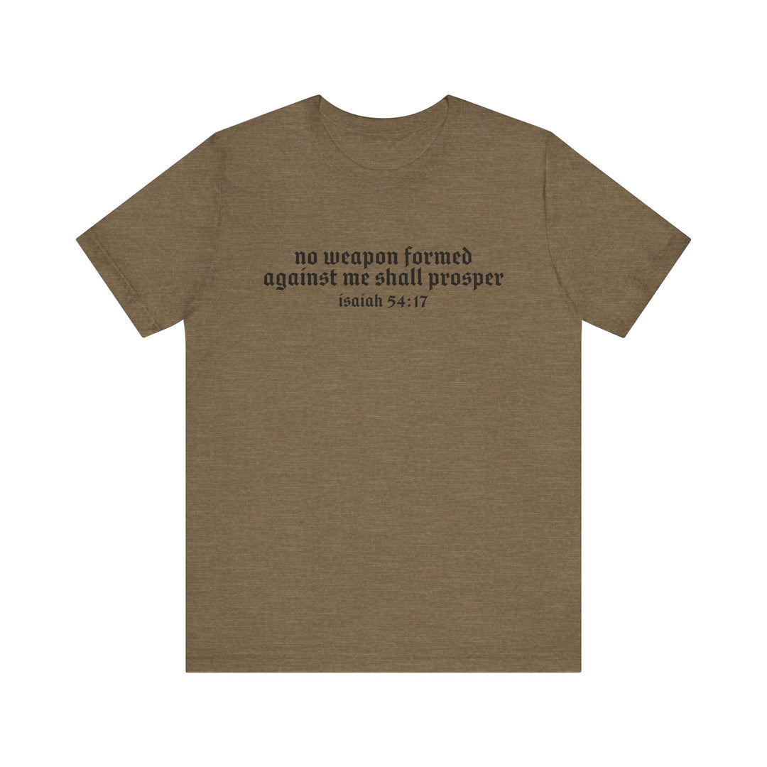 NO WEAPON FORMED TEE